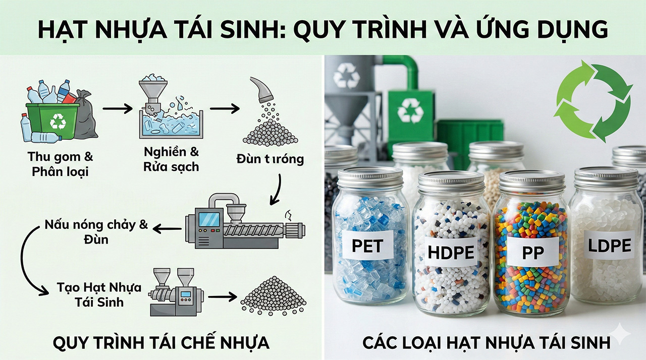 Hạt nhựa tái sinh 1