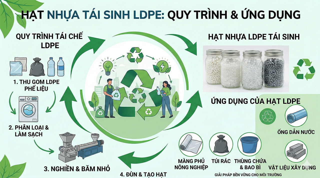 Hạt nhựa tái sinh LDPE