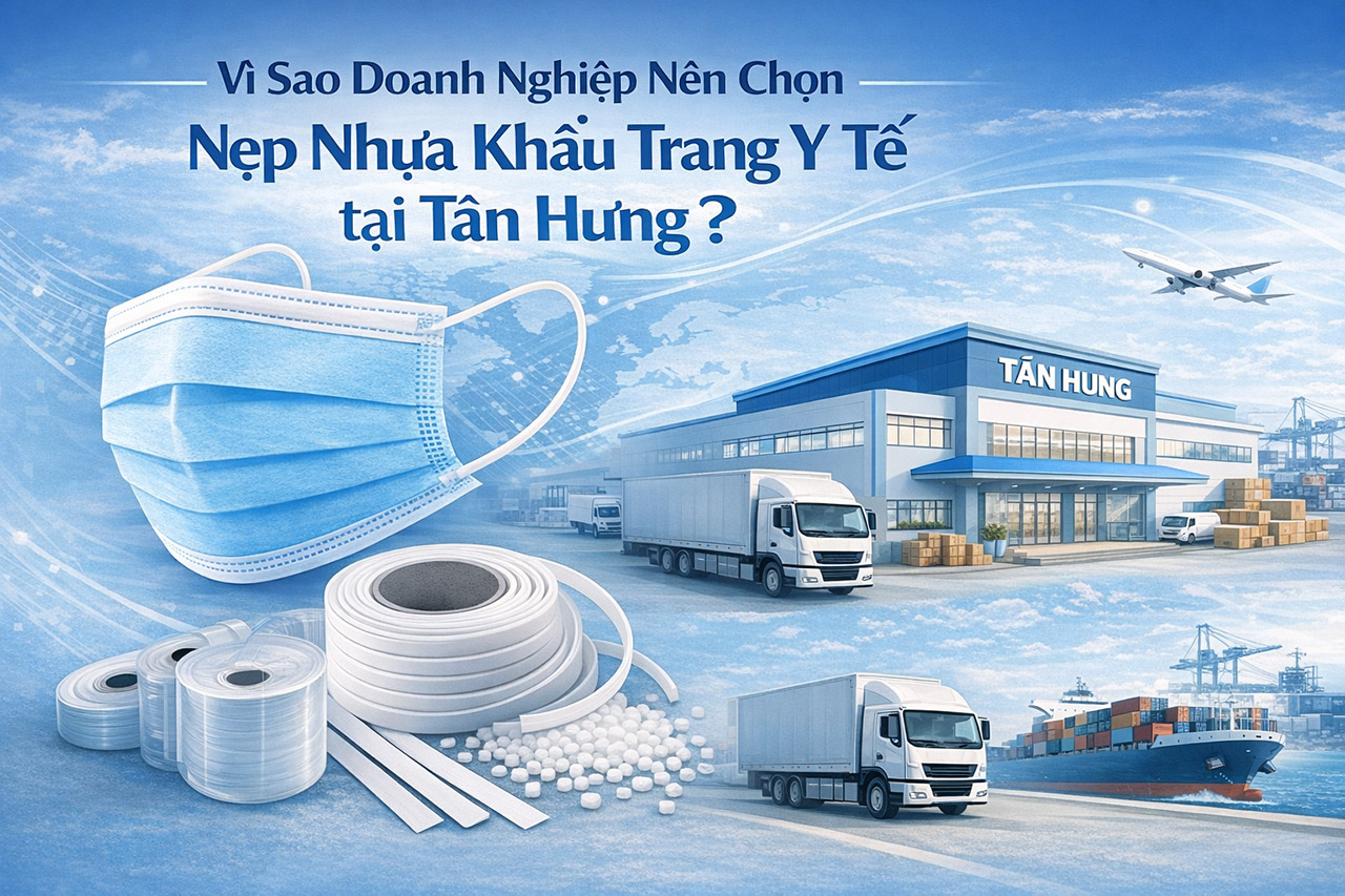 vì sao doanh nghiệp nên chọn nẹp nhựa khẩu trang y tế tại Tân Hưng
