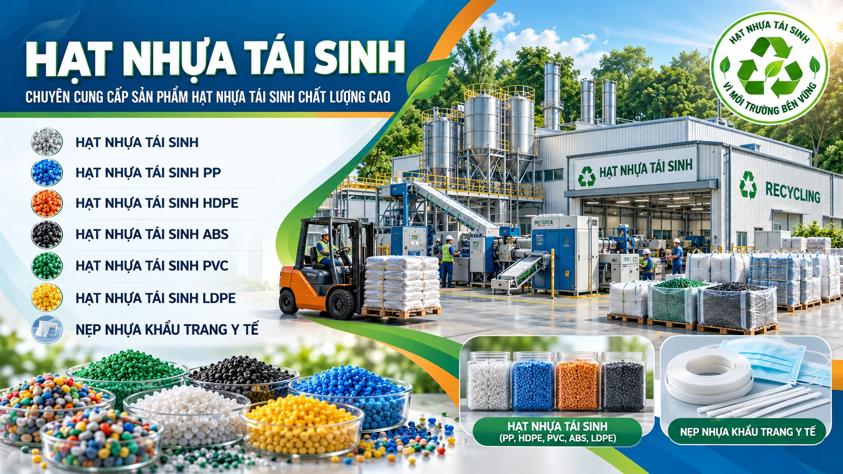 Banner Hạt nhựa tái sinh